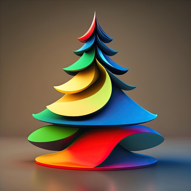 abstracte kerstboom