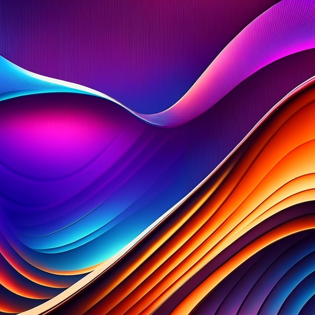 abstracte kleurrijke achtergrond met gladde lijnen