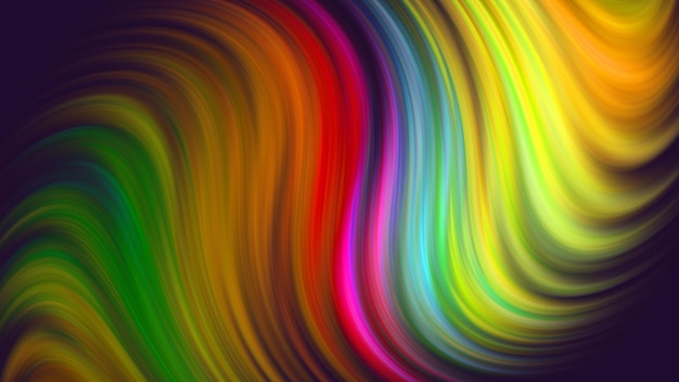 Abstracte Kleurrijke Achtergrond Twisted Gradient Golvende Twirls Patronen Motion Digital Wallpaper