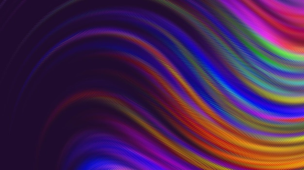 Abstracte Kleurrijke Achtergrond Twisted Gradient Golvende Twirls Patronen Motion Digital Wallpaper