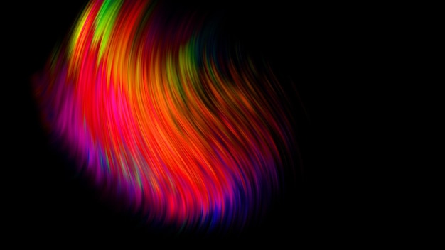 Abstracte Kleurrijke Achtergrond Twisted Gradient Golvende Twirls Patronen Motion Digital Wallpaper