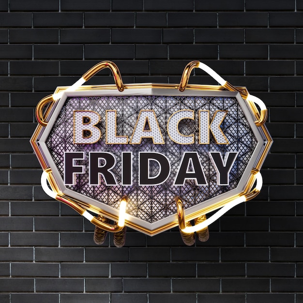 Abstracte kleurrijke geometrische met Black Friday ontwerp
