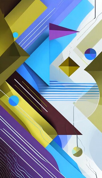 Abstracte kleurrijke geometrische vormen achtergrond