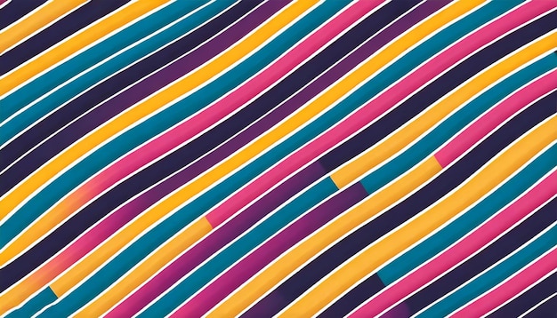 Abstracte kleurrijke lijnpatroon achtergrond