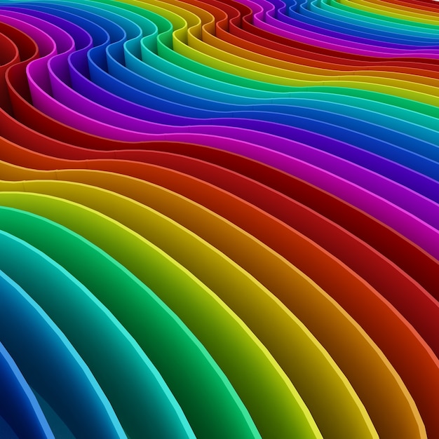 Abstracte kleurrijke regenboogachtergrond