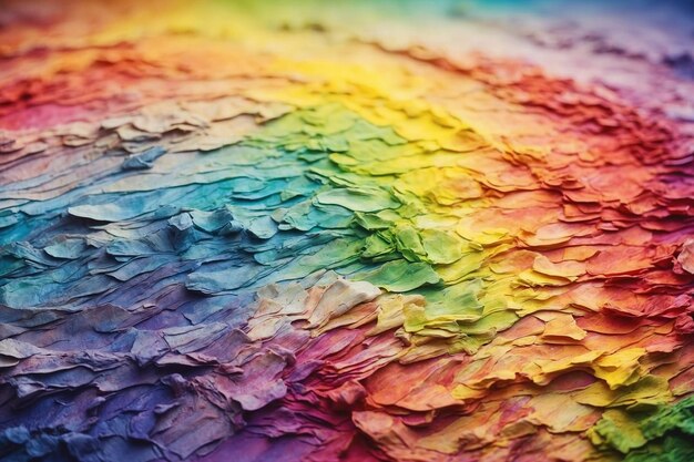 Abstracte kleurrijke regenboogoppervlakte met een wazige achtergrond