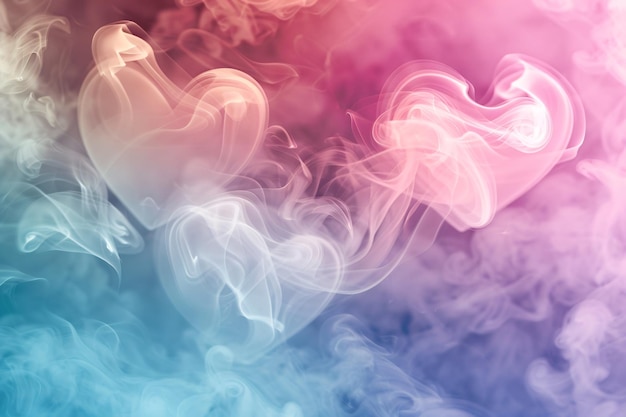 Foto abstracte kleurrijke rook achtergrond