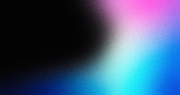 Abstracte kleurverloop golfpatroon op zwarte achtergrond kopie ruimte ruis korrelige textuur effect banner koptekst ontwerp