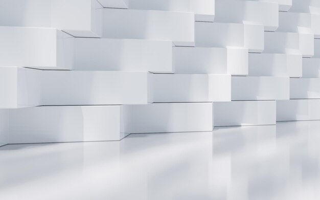 Abstracte kubus structuur 3D-rendering