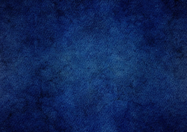 Abstracte kunst blauwe aquarel vlekken achtergrond op aquarel papier textuur voor ontwerpsjablonen uitnodigingskaart