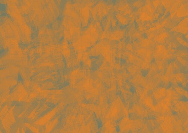 Abstracte kunst blauwe en oranje achtergrondkleuren Waterverf het schilderen op canvas met zacht rood verloop Fragment van illustraties op papier met gemberpatroon Textuurachtergrond