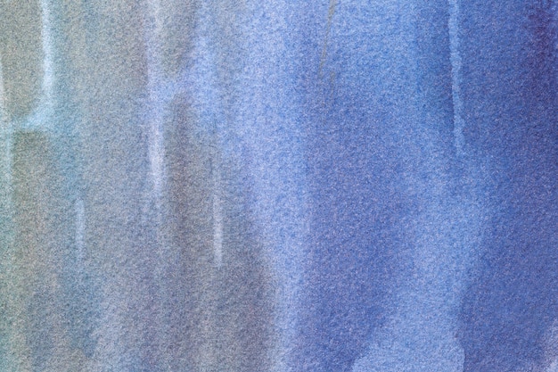 Abstracte kunst marineblauwe en grijze kleuren als achtergrond. Aquarel op doek.