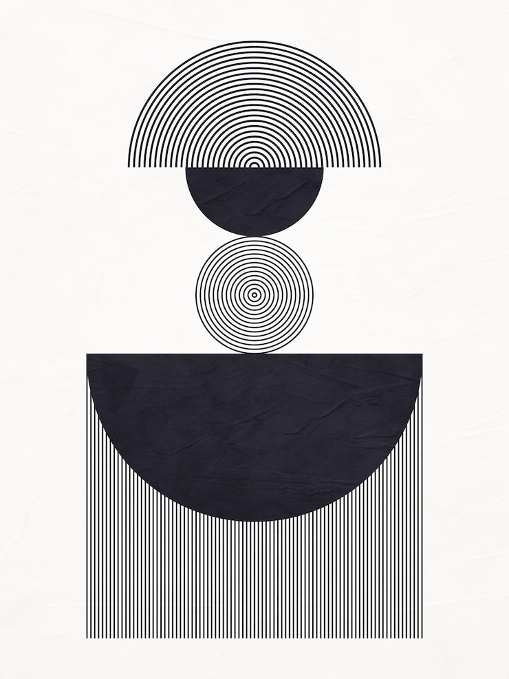 Foto abstracte kunst van geometrische vormen met kleurrijke textuur