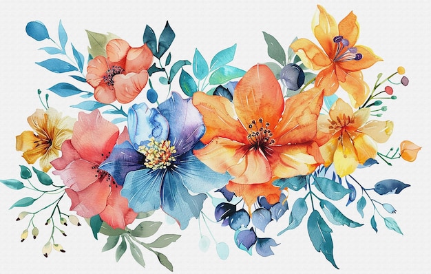 Abstracte kunst waterverf schilderij stijlvolle moderne muurkunst dieren bloemen textuur goud paard