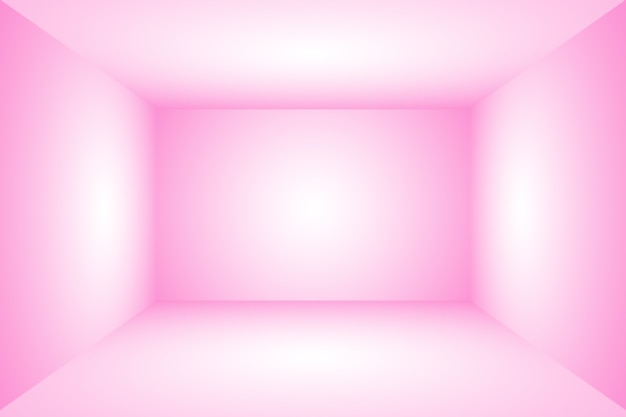 Abstracte lege gladde licht roze studio kamer achtergrond, gebruik als montage voor productweergave, banner, sjabloon.