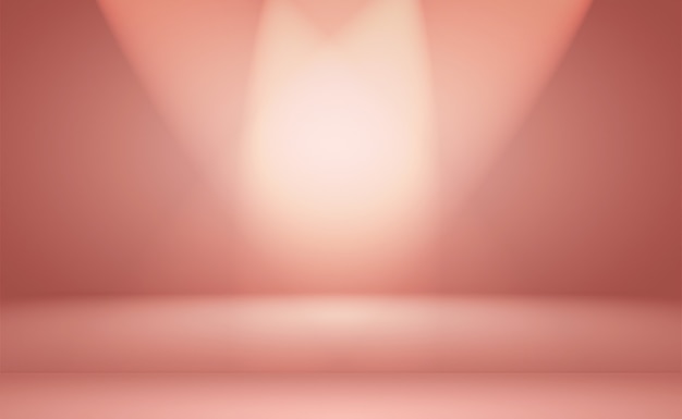 Abstracte lege gladde licht roze studio kamer achtergrond, gebruik als montage voor productweergave, banner, sjabloon.