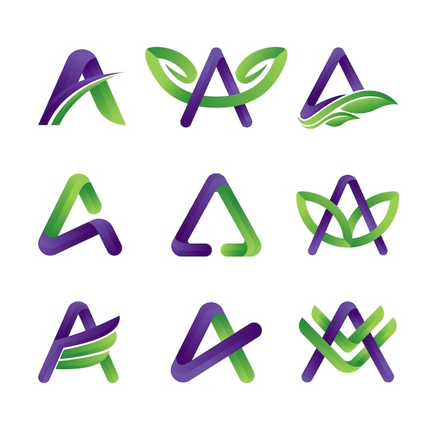 Abstracte Letter A Logo Concept