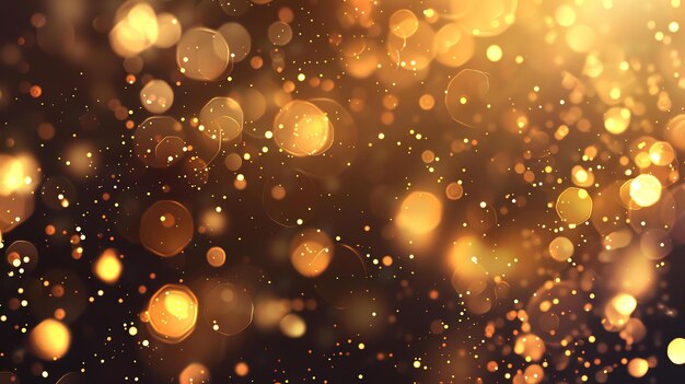 Abstracte luxe gouden bokeh achtergrond Ontfocuste gouden lichten