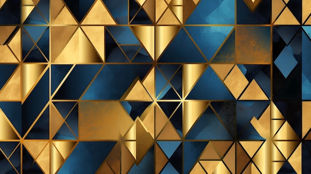 Abstracte luxe gouden geometrische ontwerp