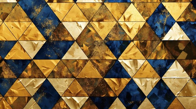 Abstracte luxe gouden geometrische ontwerp