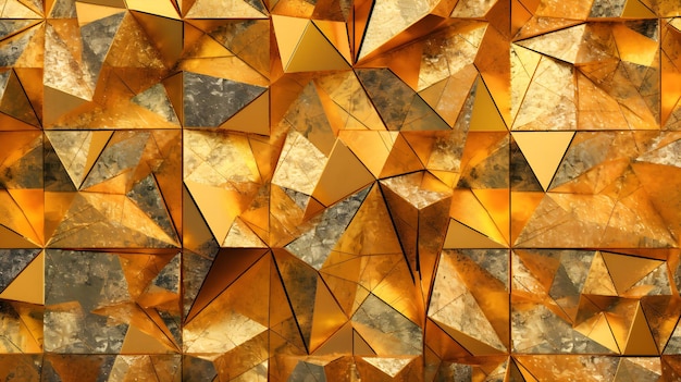 Abstracte luxe gouden geometrische ontwerp