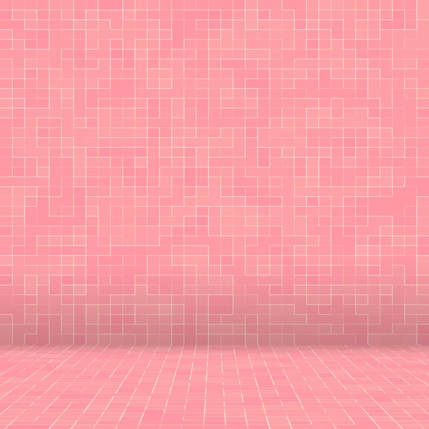 Abstracte luxe zoete pastel roze Toon muur vloer tegel glas naadloze patroon mozaïek achtergrondstructuur voor meubilair materiaal.
