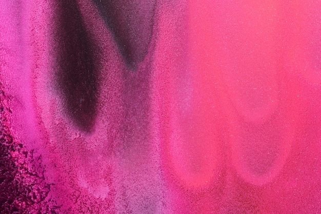 Abstracte magenta achtergrond Alcohol inkt strepen en vlekken van wijn kleur verf spatten