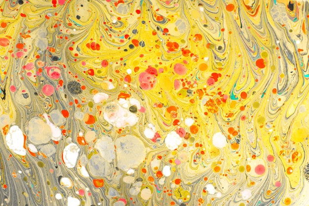 Foto abstracte marmeringskunstpatronen als kleurrijke achtergrond
