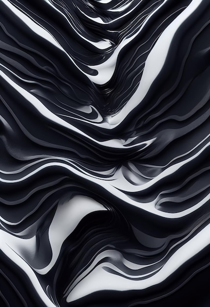 Abstracte moderne futuristische vloeibare dynamische achtergrond Vloeistof schilderij trendy textuur 3D illustratie
