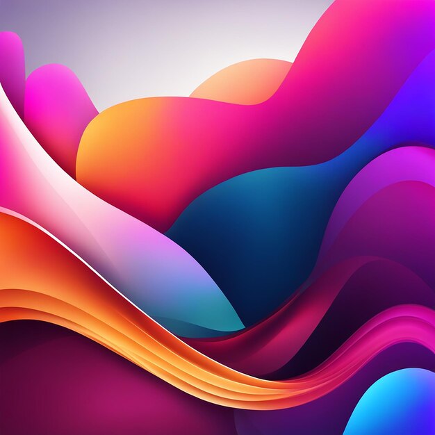 Abstracte moderne kleurrijke blob achtergrond en textuur Ontwerp kleurrijk blob vorm achtergrond voor gebruik