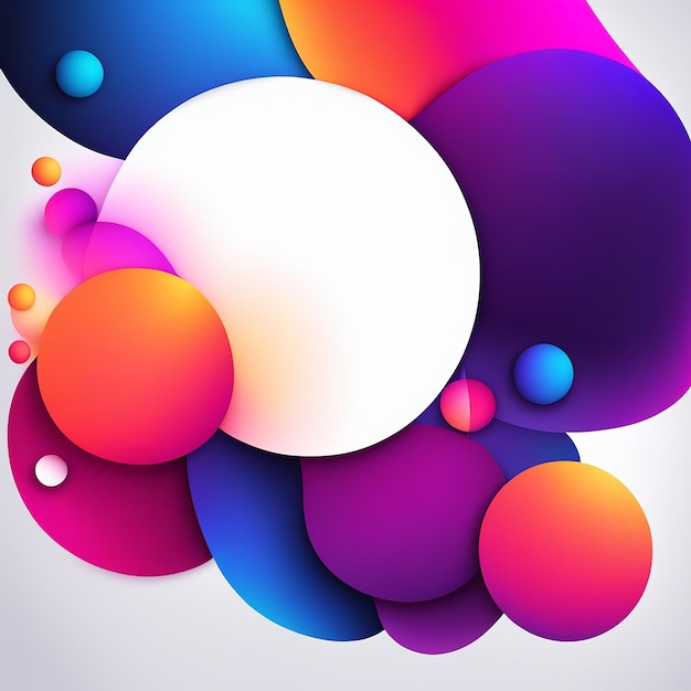 Abstracte moderne kleurrijke blob achtergrond en textuur Ontwerp kleurrijk blob vorm achtergrond voor gebruik