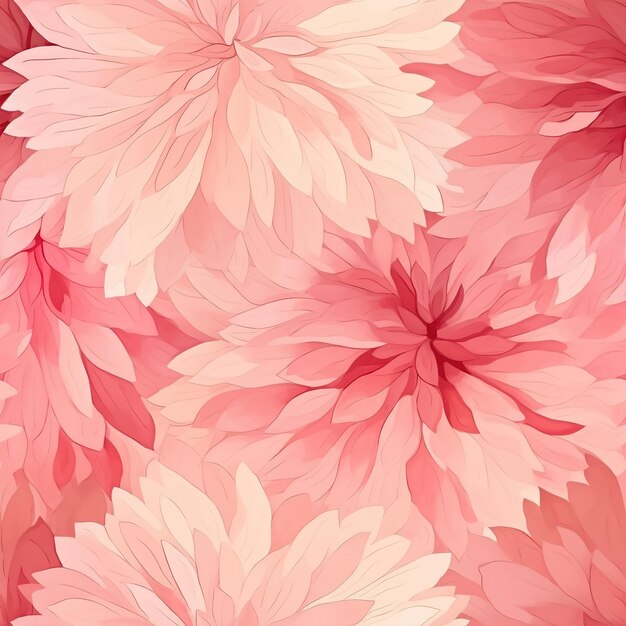 Foto abstracte naadloze achtergrond van aquarel bloemen roze en beige kleuren