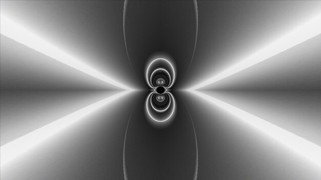 Abstracte neontunnel