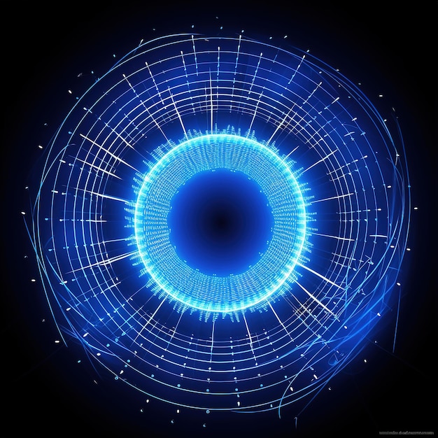 Abstracte neurale netwerk achtergrond