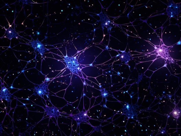 Abstracte neurale patroon achtergrond