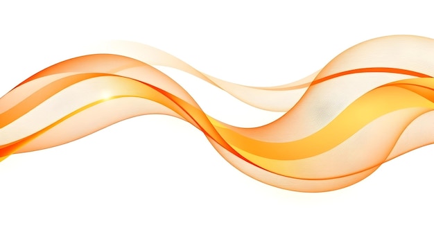 Abstracte oranje golf