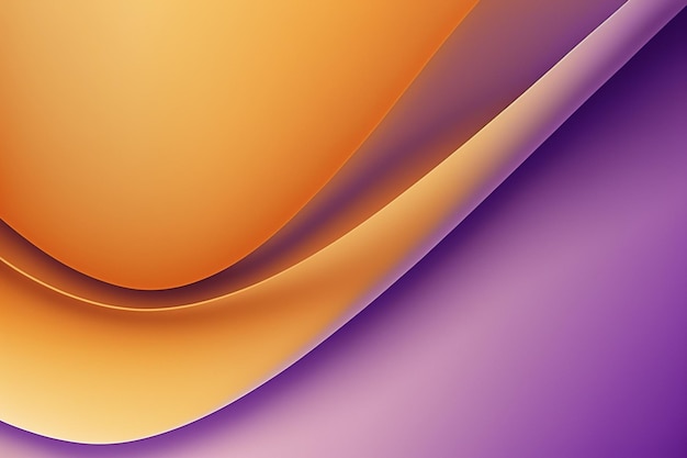 Abstracte oranje paarse achtergrond voor banner sjabloon behang poster elegante website muur Generatieve AI