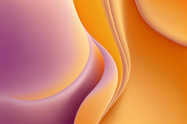 Abstracte oranje paarse achtergrond voor banner sjabloon behang poster elegante website muur Generatieve AI