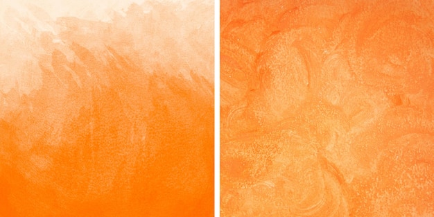 Abstracte oranje waterverf achtergrond textuur