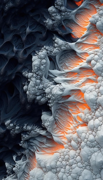 Abstracte organische lava behang achtergrond kleur concept