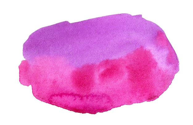 abstracte paarse en roze aquarel achtergrond hand getekende aquarel spot