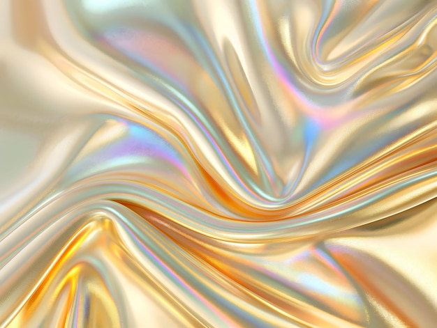 Foto abstracte plastic gouden trendy holografische achtergrond