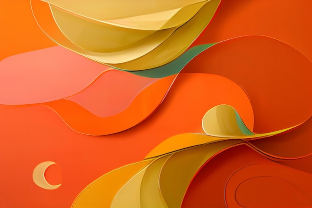 Abstracte platte kleurrijke geometrische achtergrond neuraal netwerk gegenereerde kunst