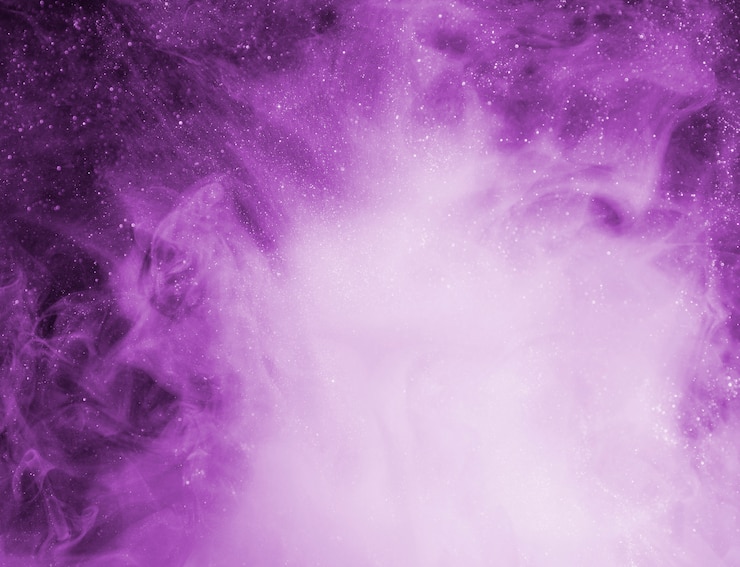 Foto abstracte purpere mist met beetjes