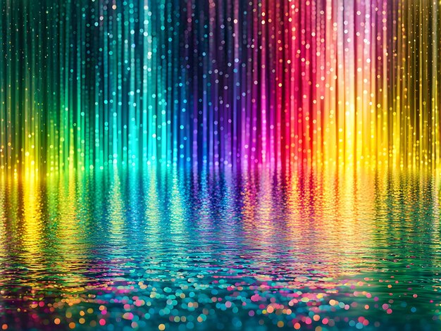 Foto abstracte rainbow light studio achtergrond