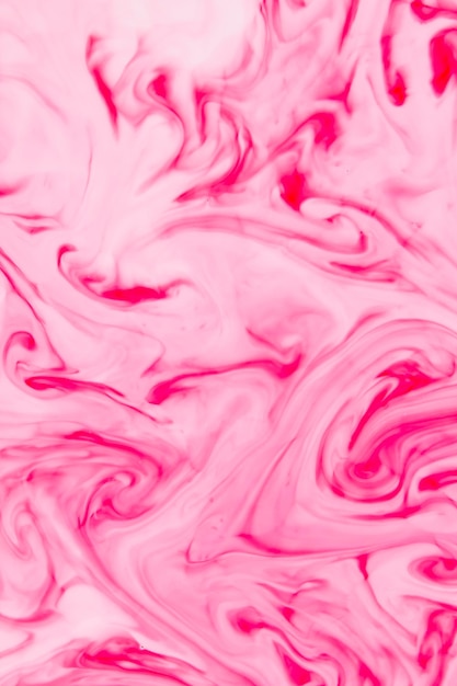 Abstracte roze achtergrond op vloeistof Wit roze behang met vloeibare verf Fluid Art