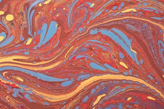 Abstracte sjablonen als achtergrond met Ebru-marmeren textuurpatronen