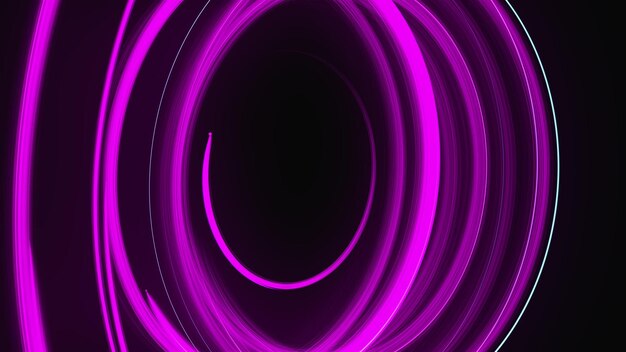 Abstracte spiraal roterende gloed lijnen computer gegenereerde achtergrond 3D-rendering achtergrond