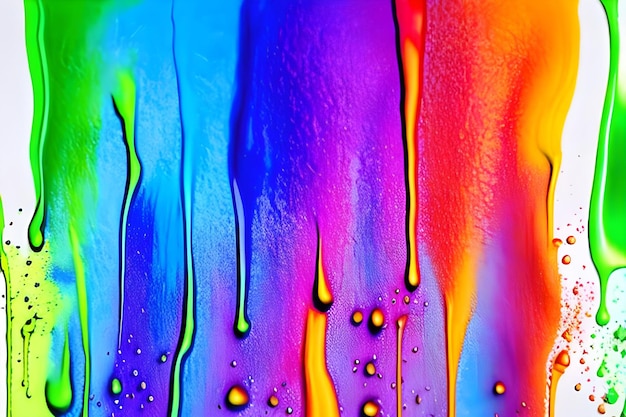 Abstracte strepen van de explosie-inkt van de regenboogverf