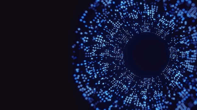 Abstracte technologie cirkel stippen achtergrond